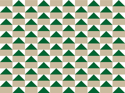 La Villa house logo minimal pattern village