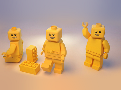 Lego man 3D 3d design lego man