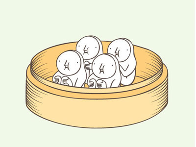 The Hiding-in-the-Wrong-Place Club: Shrimp Dumplings dimsum dumplings food hiding shrimp