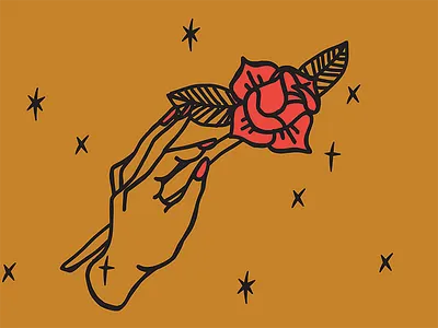 Will you accept this Rose? bachelorette hand nails the bachelorette rose