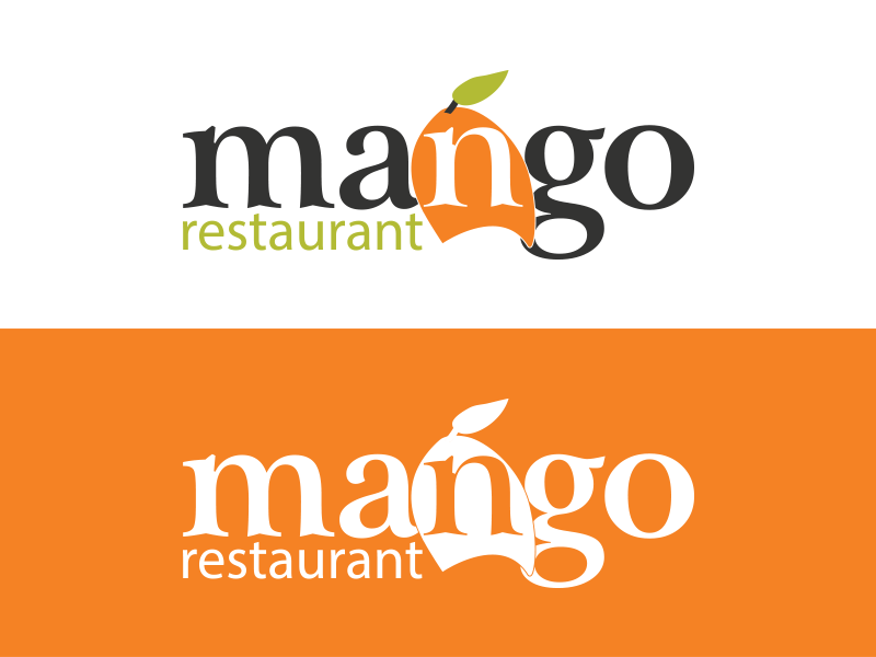 Example of Mango restaurant logo