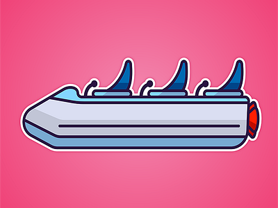 Space Mountain disney world ride care rocket ship roller coaster space mountain tomorrowland vector art
