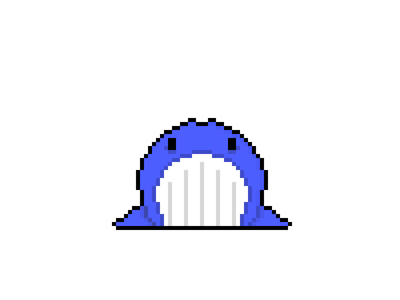 Pixel Whale animal free willy gif movement pix pixel art pixels sea whale