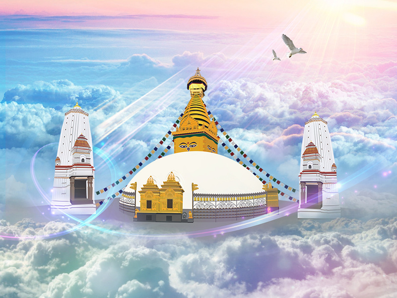 Example of Swayambhunath Vector and Manipulations
