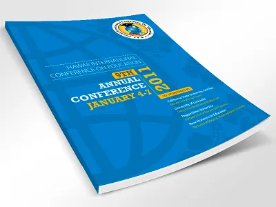 Hawaii International - Annual Conference Cover Page annual conference conference cover page visual design