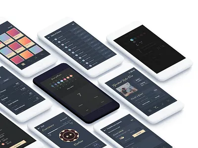 Quiz Vegas Mobile App android branding design inspiration ios poker quiz trivia ui ux