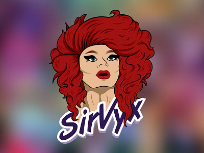 SirVyx Mascot Logo Design cartoon logo mascot vector