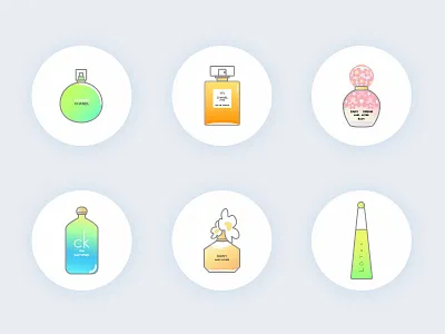 Perfume bottle2 illustration