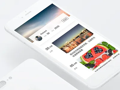 Photo App - Personal Center uiux
