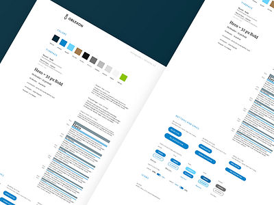 Oblekon Styleguide branding clean e commerce guide minimalistic style guide tailor ui web