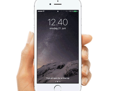 Dankort from lockscreen dankort finance ios iphone payment