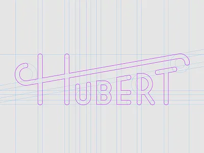 Hubert branding concept construction grid logo magazine simplicity sustainability typography windows wood