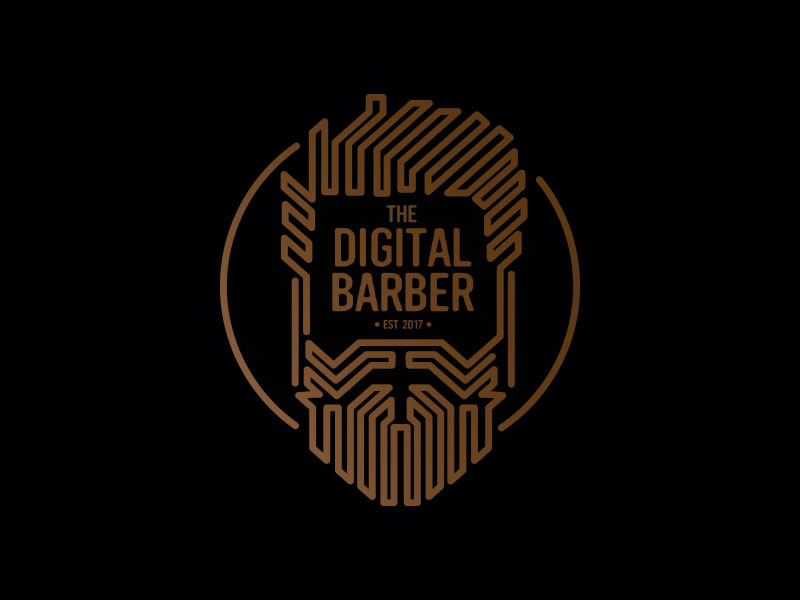 Example of Digital Barber Logo