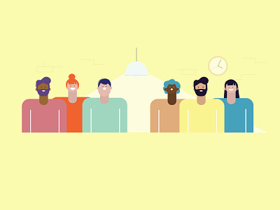 Job Portal illustration job people portal search