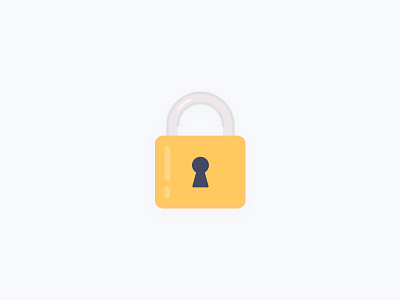 Day 51 - Lock challenge daily icon illustration lock locked safe security vector