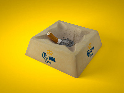 Ash Tray Render 3d c4d render