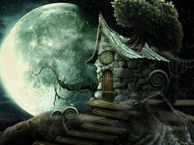 ELF'S WONDERLAND digital graphic design image mattepainting painting photoshop