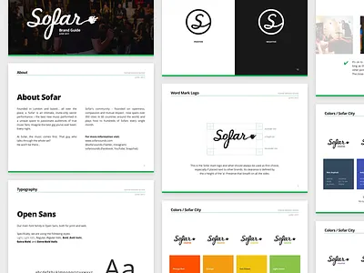 Sofar Brand Book Guidelines brand sofar