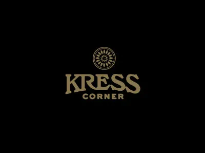 Kc 1 art deco identity kress medallion typography