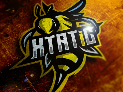 team XTATiC animal bold branding esports gaming gaming logo insect logo sportslogo vector