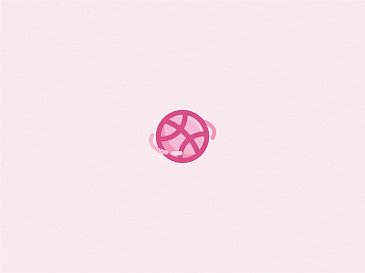 Hello Dribbble! ball debut dribbble hello icon illustration minimal