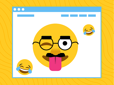 Humor in UX Design design emoji funny humor illustration ux