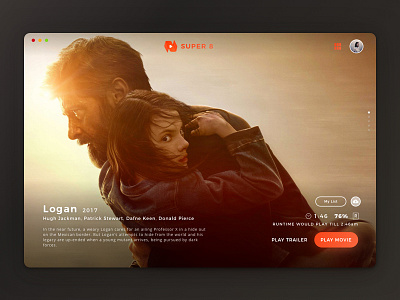 Movie Details, Super 8 desktop desktop app movie app movie details shadows