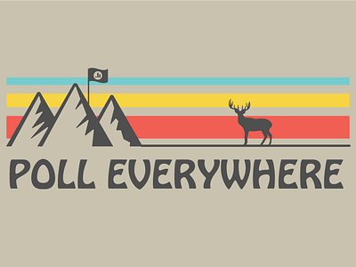 Poll Everywhere Camp Shirt camp deer poll everywhere shirt