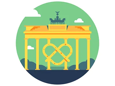 German Badge brandenburger germany pretzel yelp