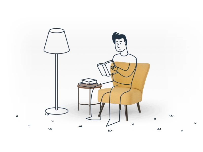 Intro AccentRoom - Furniture after effects animation character combine design furniture icon illustration logo scandinavian vietnam