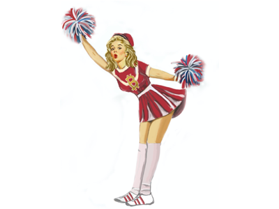 BTC Cheerleader