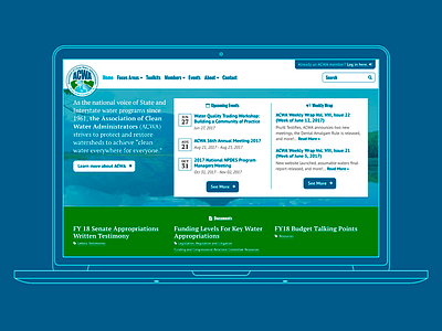 acwa-us.org redesign background photos redesign water website