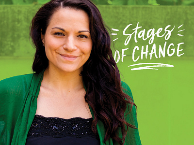 Stages of Change book cover change growth lettering photography therapy