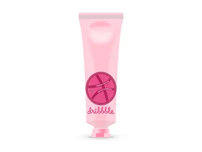 Dribbble Cream cream dribbble illustration pink