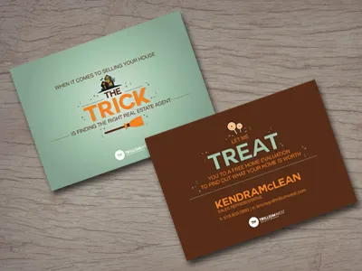 TrilliumWest Real Estate Brokerage advertising branding design graphic design mail outs postcard print promotional realtor realty