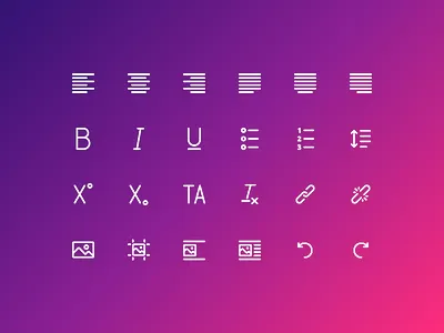 Text Editing character edit icon media paragraph text ui