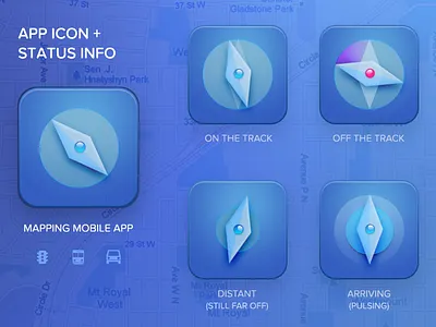 App Icon navigation app icon ui ux