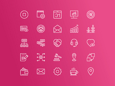 Ad Network Icon Collection ad advertising bangladesh debashis icon iconfinder illustration line network online tech technology