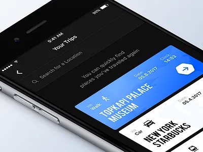 Nowgo UI Kit adress clean dark dribbble location map modern white xd