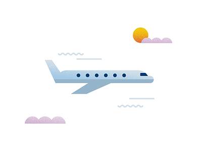 747 747 airplane animation athenahealth design illustration motion graphics plane style frame