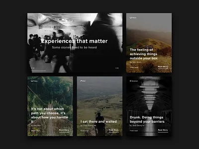 Cards blog card design cards layout minimalist simple typography ui ui design web design