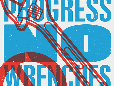 No Wrenches design digital art graphic design wrench wrenches