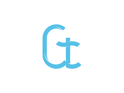 CT-Monogram c icon letter lettermark logo logomark logotype t