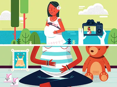 :::Maternity photo-shooting::: bear camera maternity pregnant women