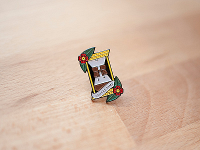Coffee Time - Enamel Pin american traditional chemex coffee enamel pin roses sailor jerry tattoos