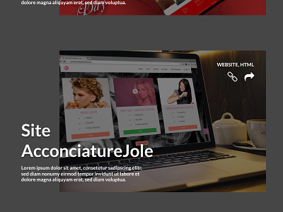 Page Portfolio design portfolio ui webdesign website