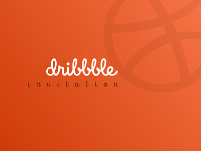 Invitation dribbble invitation