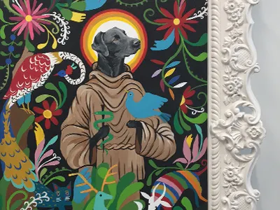 St. Francis de Paz art brand painting