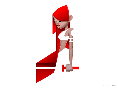 Warrior cartoon character design warrior