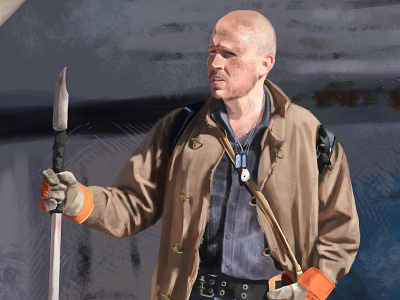Brandon apocalypse character design concept art illustration